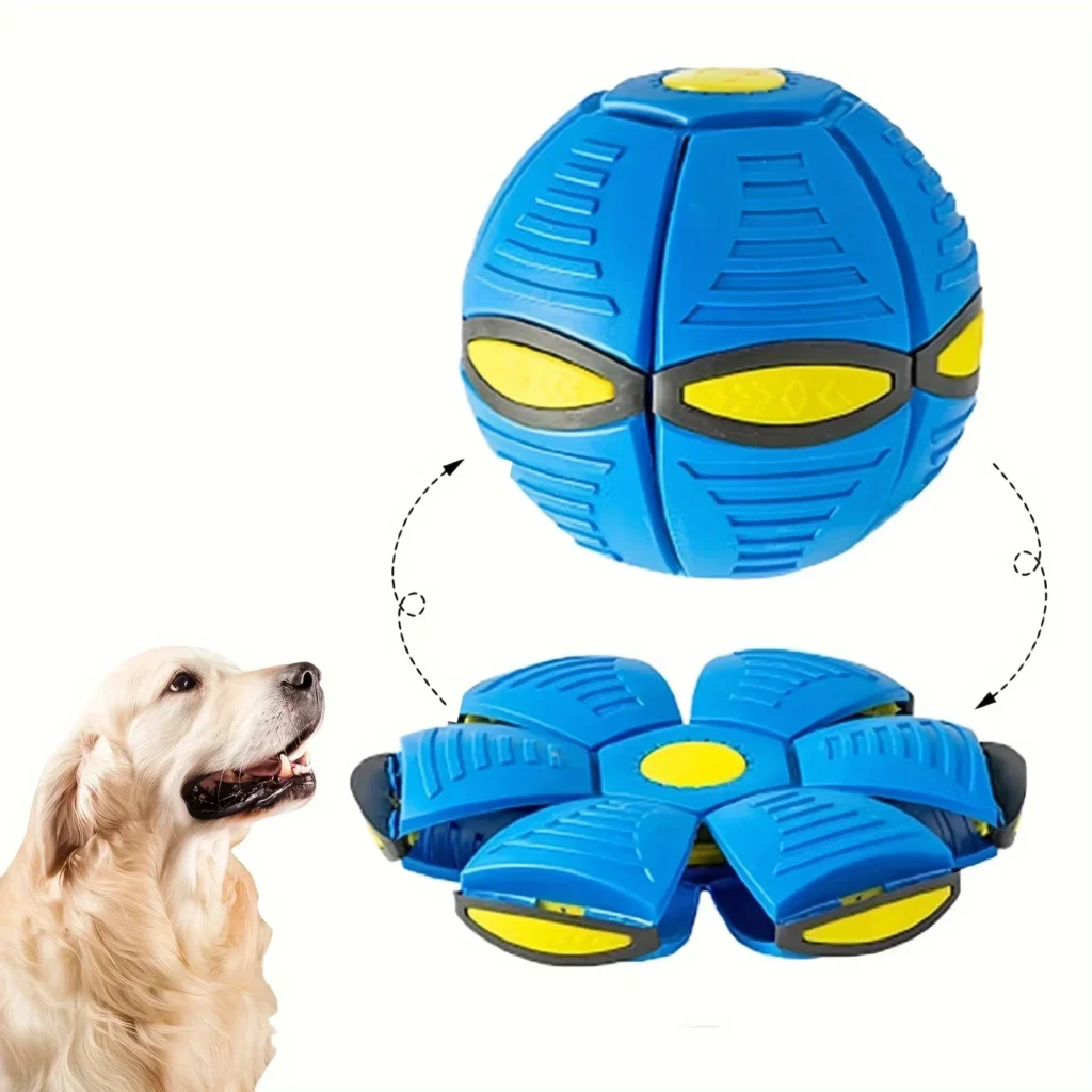 Pelota Plato Volador Transformable para Perro