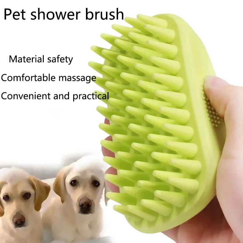 Cepillo de Baño y Masaje para Perros y Gatos