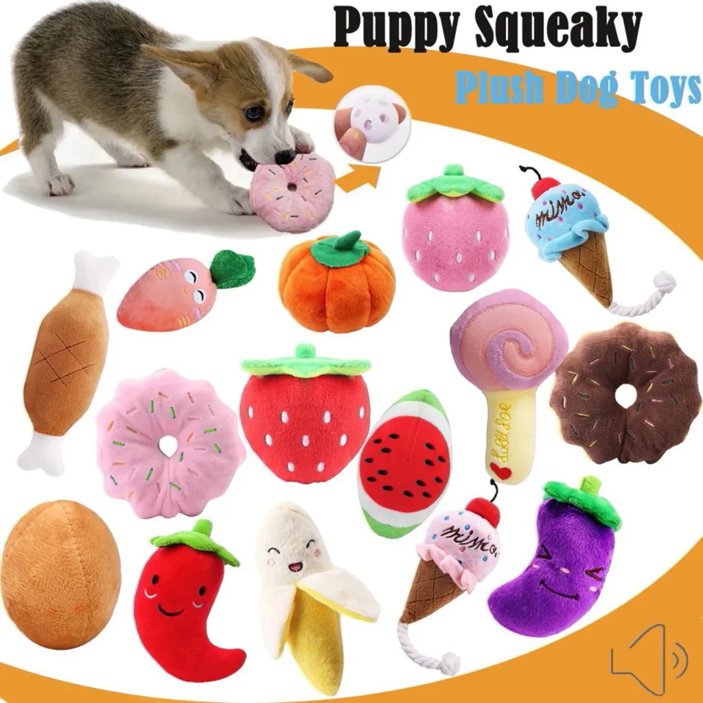 Juguete de Peluche con Sonido para Perros y Gatos