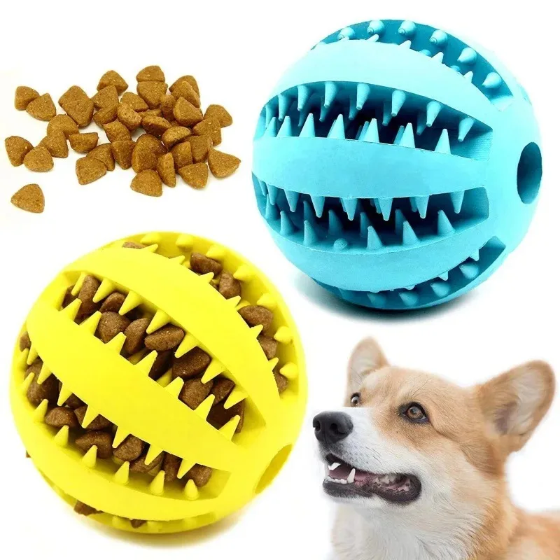 Pelota Dispensadora de Premios de Hule para Perro