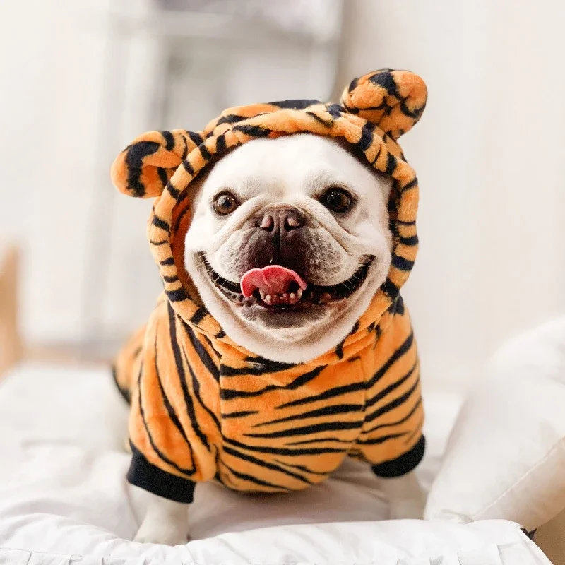Pijama Disfraz de Animalito para Perro con Capucha - Imagen 4