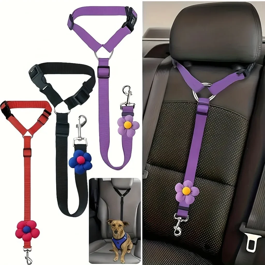 Cinturón de Seguridad para Perro en el Auto